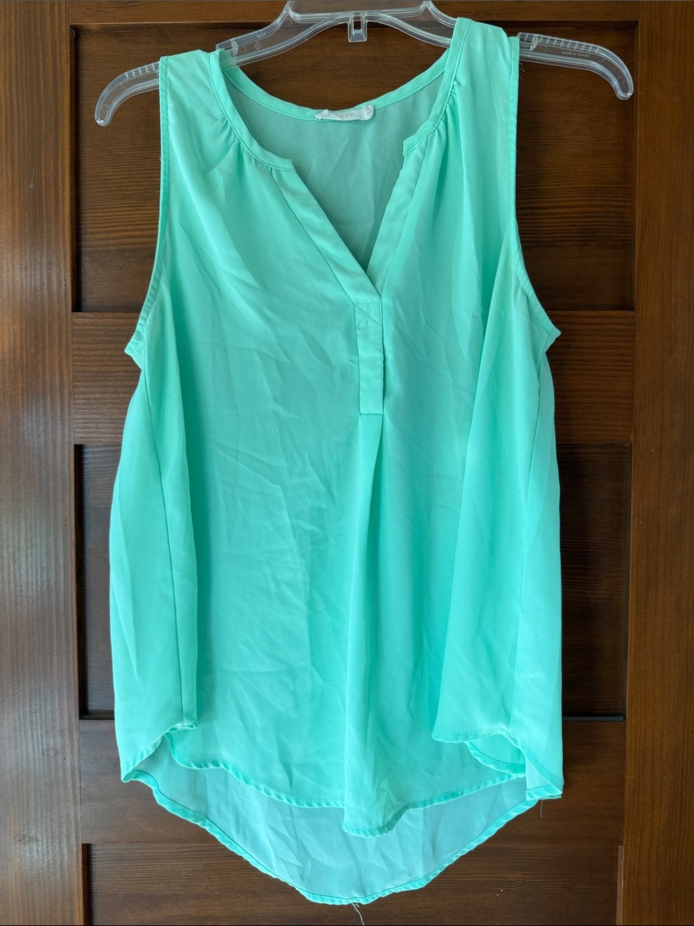 Lush Mint Green Sleeveless V-Neck Camisole